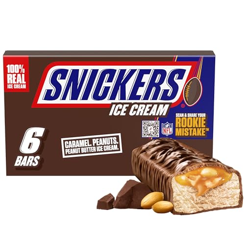 Snickers CUS21-400O Ice Cream Bars, 6 Count cover