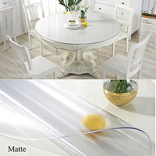Nappe Transparente 2 mm en PVC Mat Haute Qualité sans Odeur