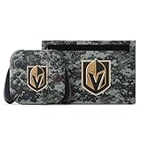 Skinit Decal Gaming Skin Compatible with Nintendo Switch 2 (2025) with Joy-Con - Officially Licensed NHL Vegas Golden Knights Camo Design