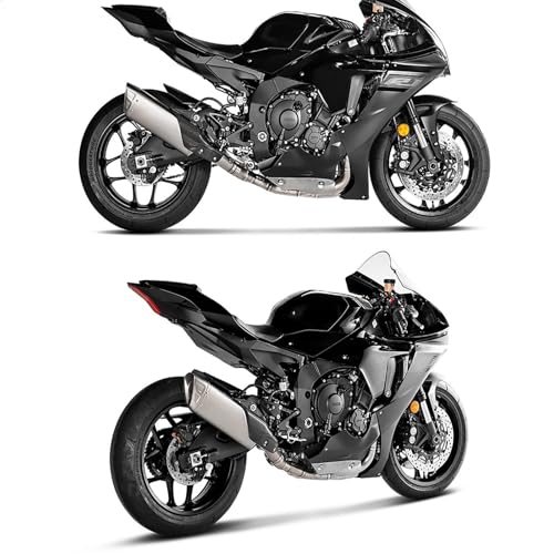 Pot d'échappement en alliage de titane et acier inoxydable pour moto - 7