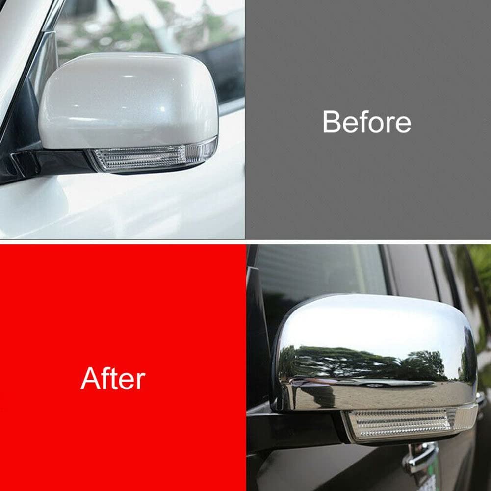 Protection Rétroviseur L200 Pajero Housse Rétroviseur INXKED Pour Mitsubishi Triton L200 Pajero Sport 2005-2014 - Protection Argent Accessoire Auto Pajero