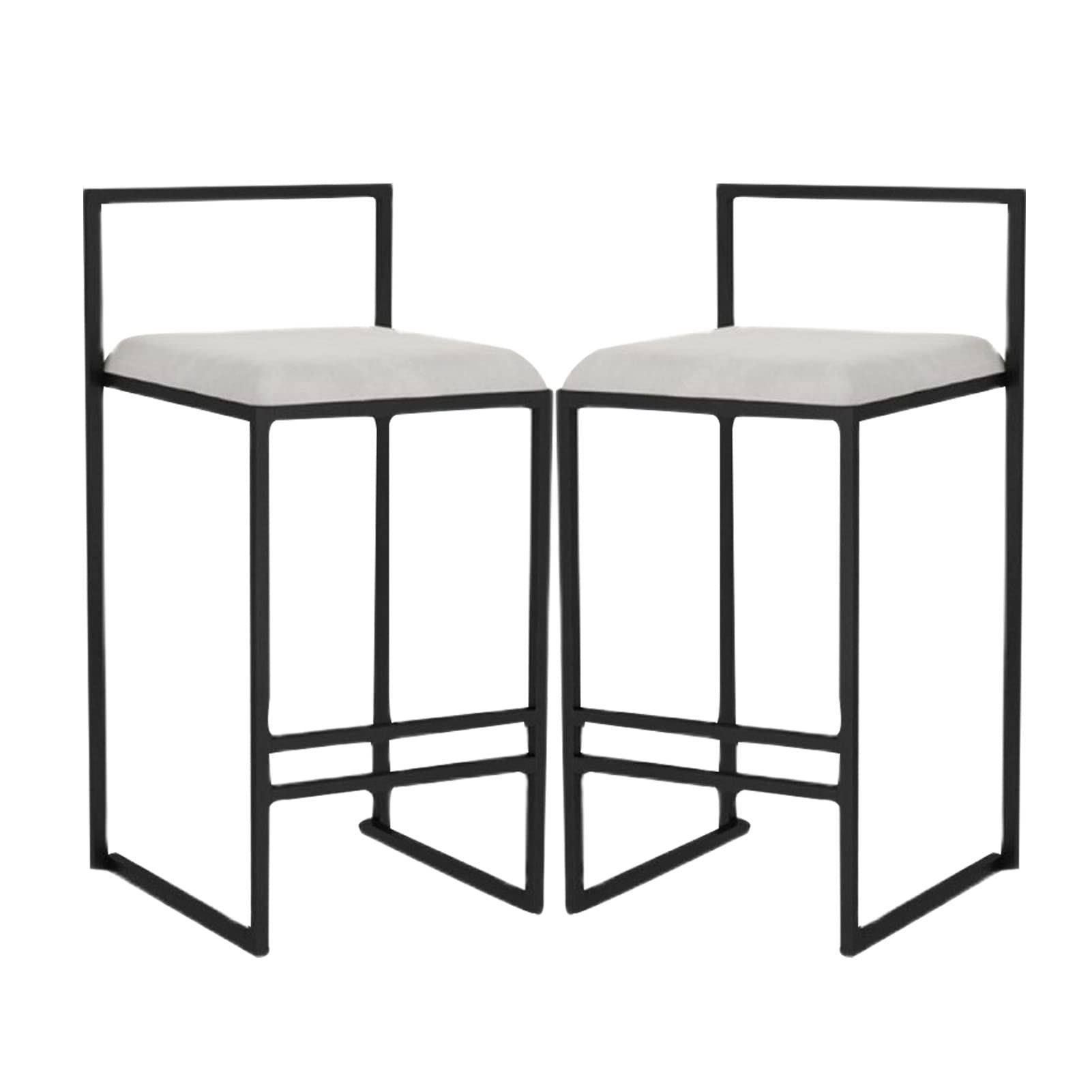 Chaises de salle à manger blanc style tabouret de cuisine haut