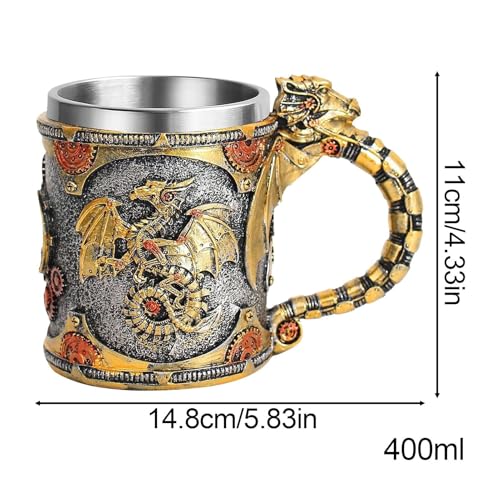 Tasse médiévale en acier pour vos soirées jeux et pique-niques - 6