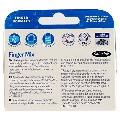 Salvelox Aposito Finger Mix Dedos 18U