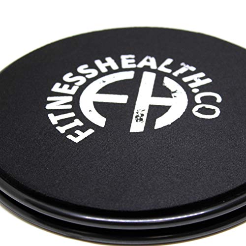 Fitness Health Gliding Discs 2 | Dubbelzijdige fitnesszweefvliegtuigen om de kern, balans en flexibiliteit te versterken… - Image 5
