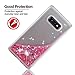 Galaxy S10E Case,DAMONDY 3D Moving Bling Liquid Glitter Floating Dynamic Flowing Love Heart Ultra Clear Soft TPU Case for Samsung Galaxy S10E (5.8 inch)-Pink