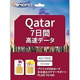 【Qatar sim】カタール SIMカード ooredoo回線利用 高速データ通信 (7日間6GB高速データ)