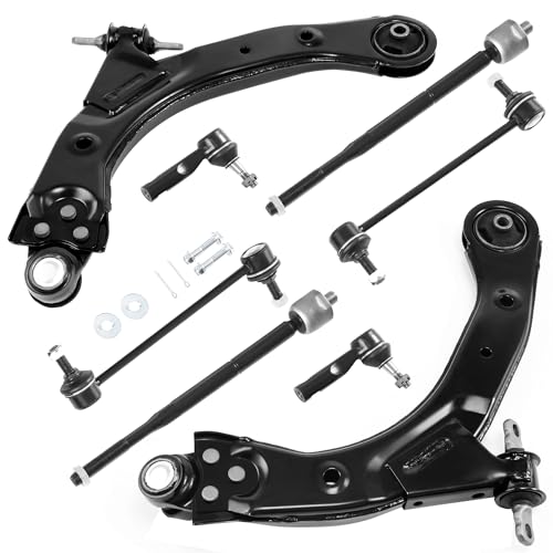 YITAMOTOR Front Supension Kit Compatible with 2005-2010 Chevy Cobalt, 2006-2011 Chevy HHR, 2007-2008 Pontiac G5, 2005-2006 Pontiac Pursuit -w/Control Arm, Sway Bar Link, Tie Rod Assembly For