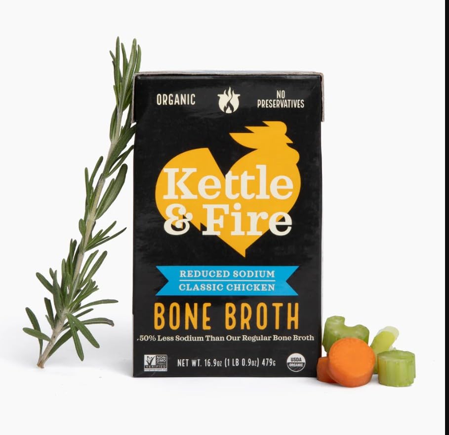 Kettle And Fire Broth Chicken Bone R.Sod 16.9 OZ