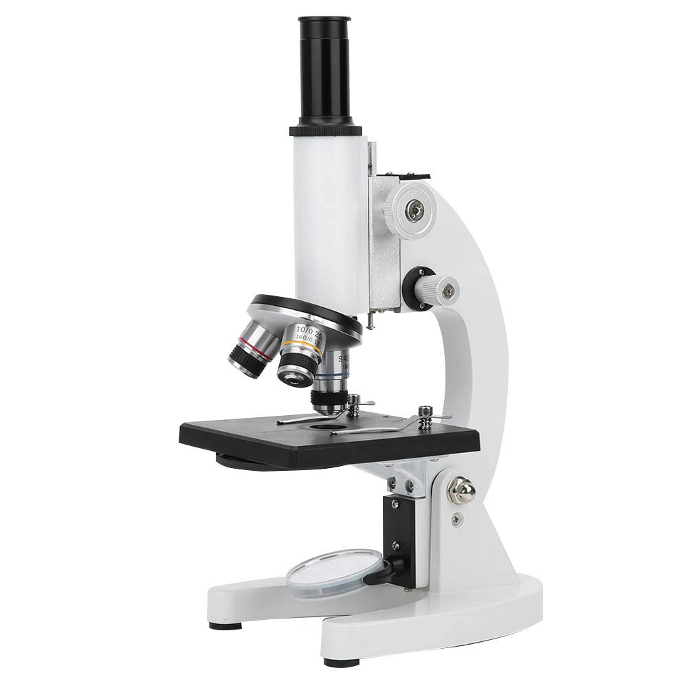 ViaGasaFamido Microscopio Microscopio Monoculare Meccanico in Ferro e ABS