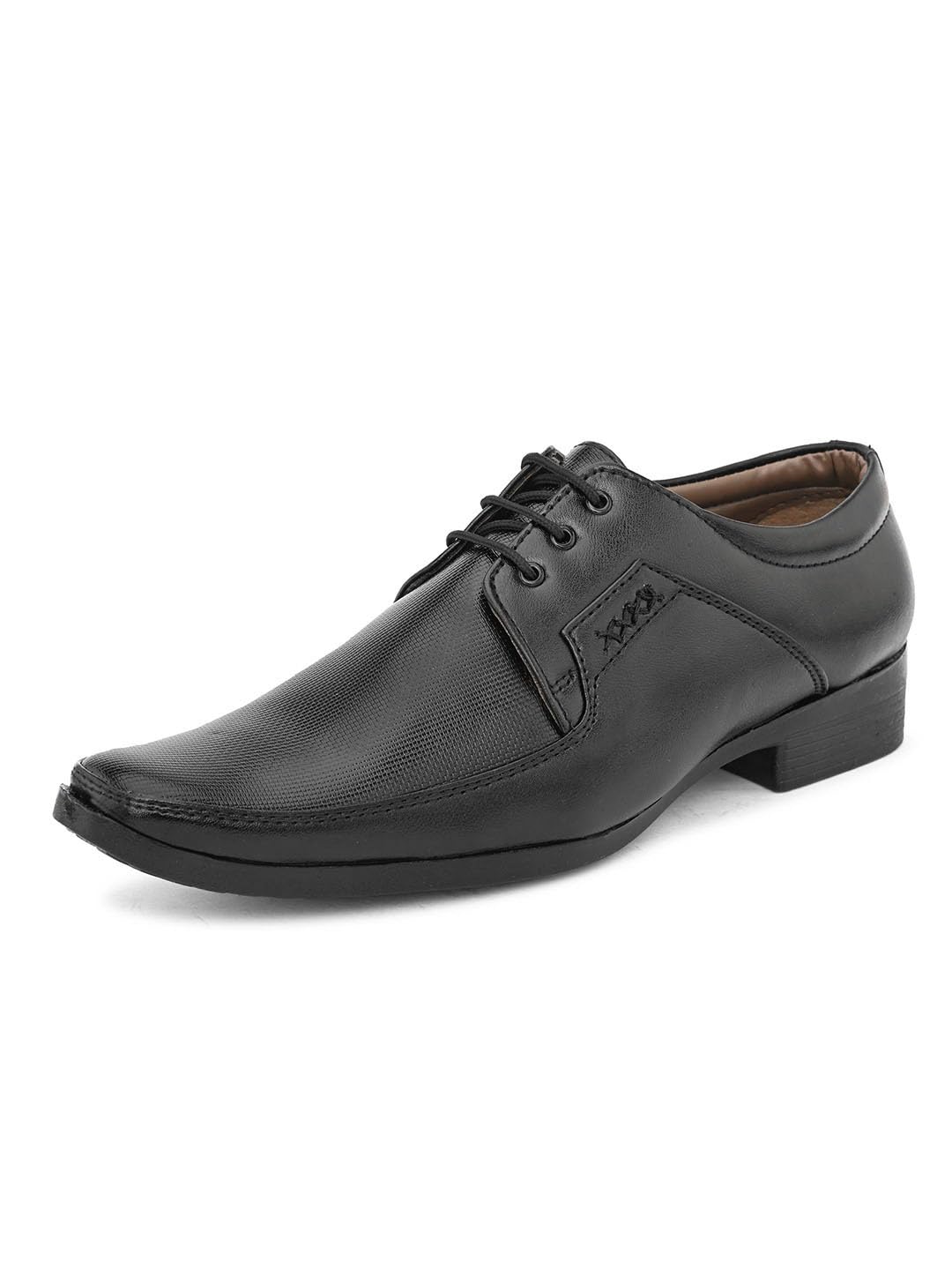 SIR CORBETT Black Synthetic Leather Derby Oxford Formal Shoes for Men - 7 UK (B0CQKCYGHR) Amazon Price History, Amazon Price Tracker