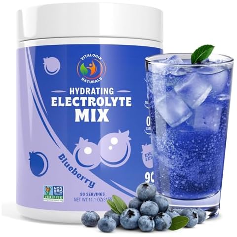 Vitalogix Naturals Blueberry Electrolyte Mix Cover