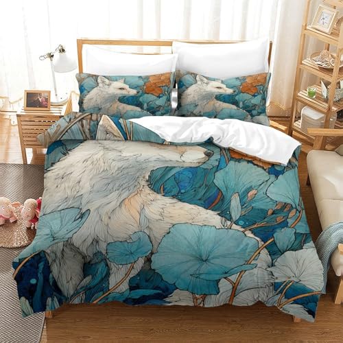 Parure de lit renard 3D pour une chambre nature et cocooning - 3