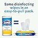 Clorox Disinfecting Wipes, Bleach Free Cleaning, Crisp Lemon, 75 Count (Pack May Vary)
