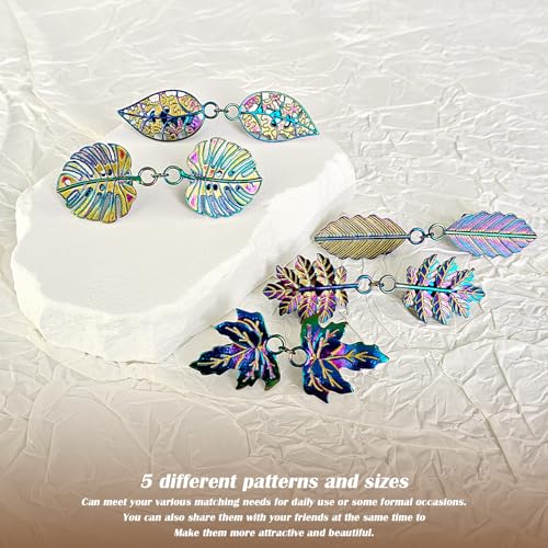 J.CARP 5-Piece Stylish Cinch Clips for Women - Durable Alloy Sweater Clips for Effortless Fashion - Image 3