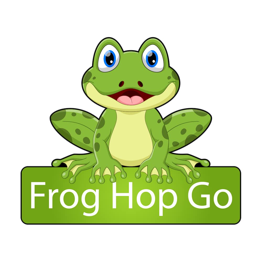 Frog Hop Classroom Playscape - Sensory Path, 15 calcomanías de vinilo altamente duraderas para el suelo del pasillo escolar