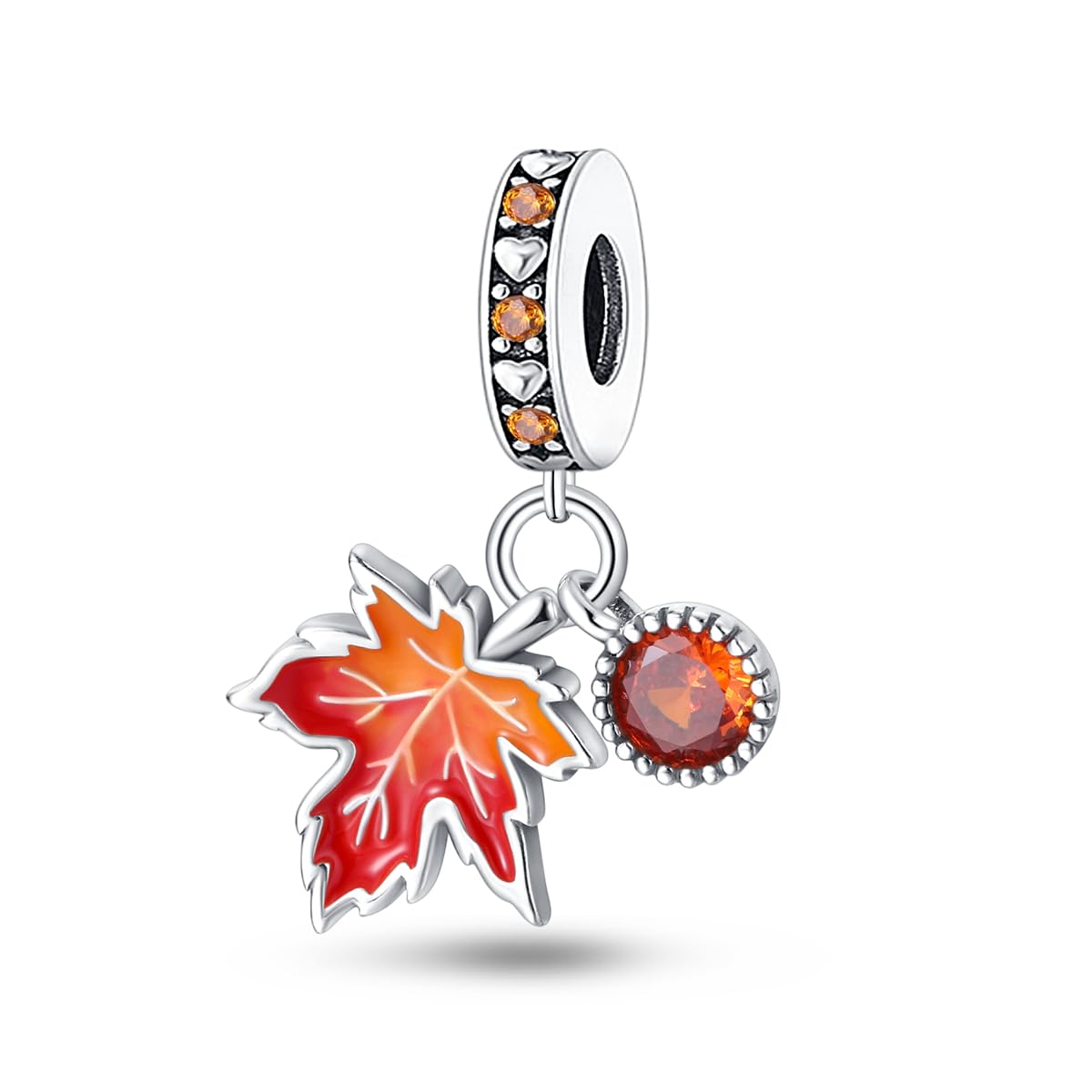 TINSLO Charm Anhänger Damen 925 Sterling Silber für Armband Charms Beads passend für Pandora Armband und Halskette, Kompatibel mit Europäischen Armbänder für Frauen Mädchen B9