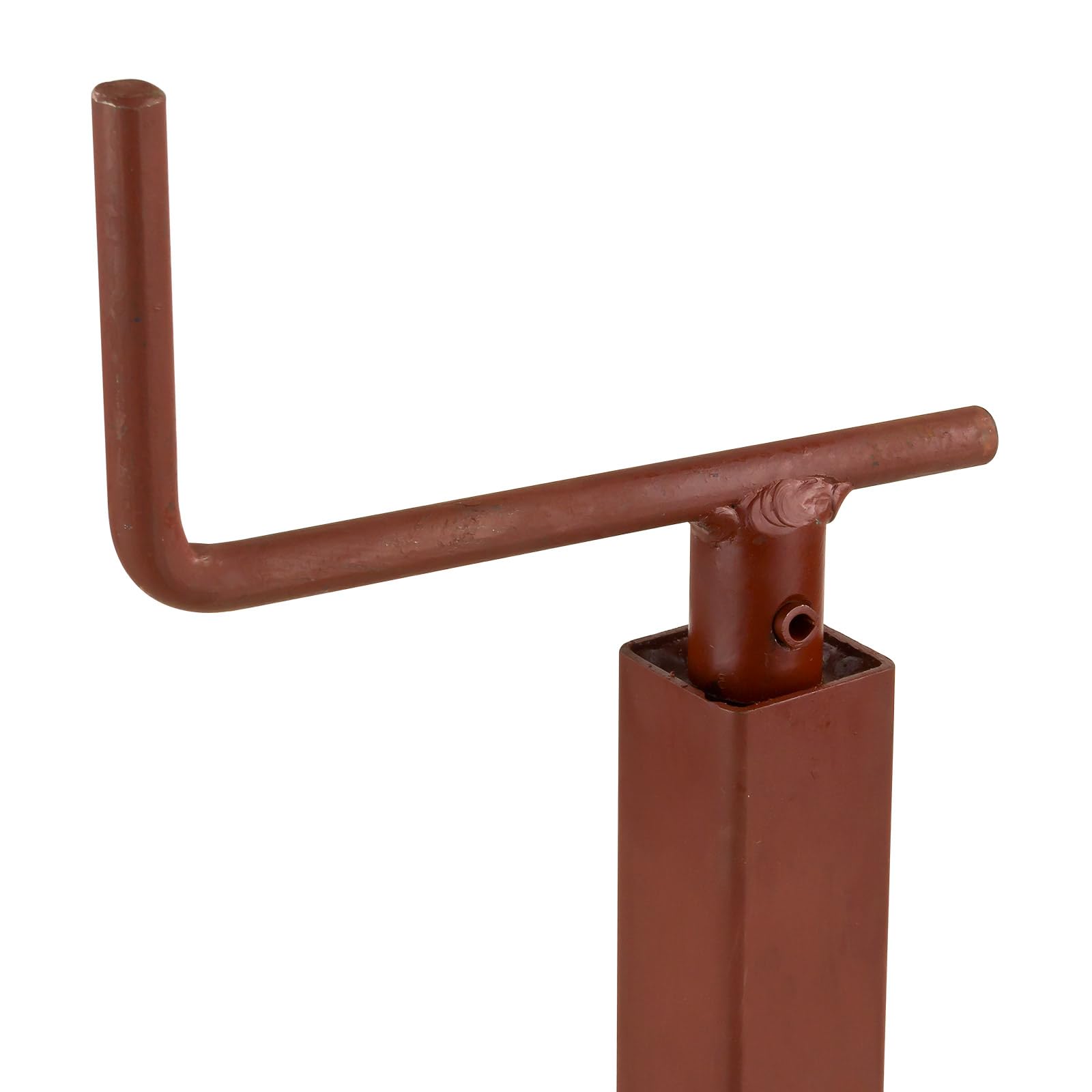 DEMA Stütze 40mm Vierkant – Stützfuß, Anhängerstütze, Kurbelstütze, mechanisch, 250 kg Tragkraft, 175 mm Hub, stabil, verzinkt, höhenverstellbar