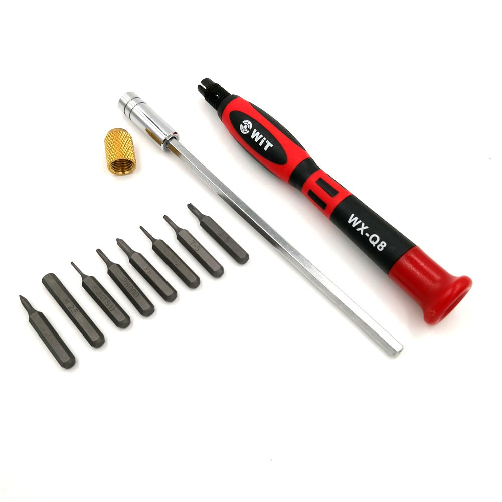 WITTOOLS WX-Q8 Screwdriver Set Dismountable Adjustable Length Repair Tools Kit for Mobile Laptop