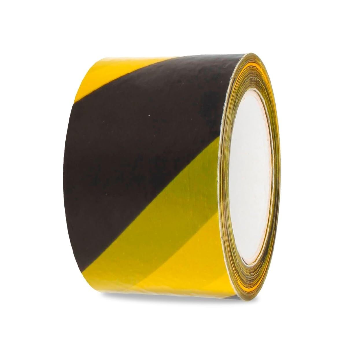 Warnband Rot und Weiß - 200m x 70mm - Hochsichtbares Absperrband für Innen- und Außenbereich(Yellow-Black,500 m x 0.07 m)