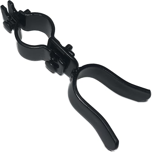 Pestillo de horquilla de puerta de 1-38 pulgadas x 1-58 pulgadas, cerradura de cerco recubierta negra, pestillo de puerta de valla de enlace de