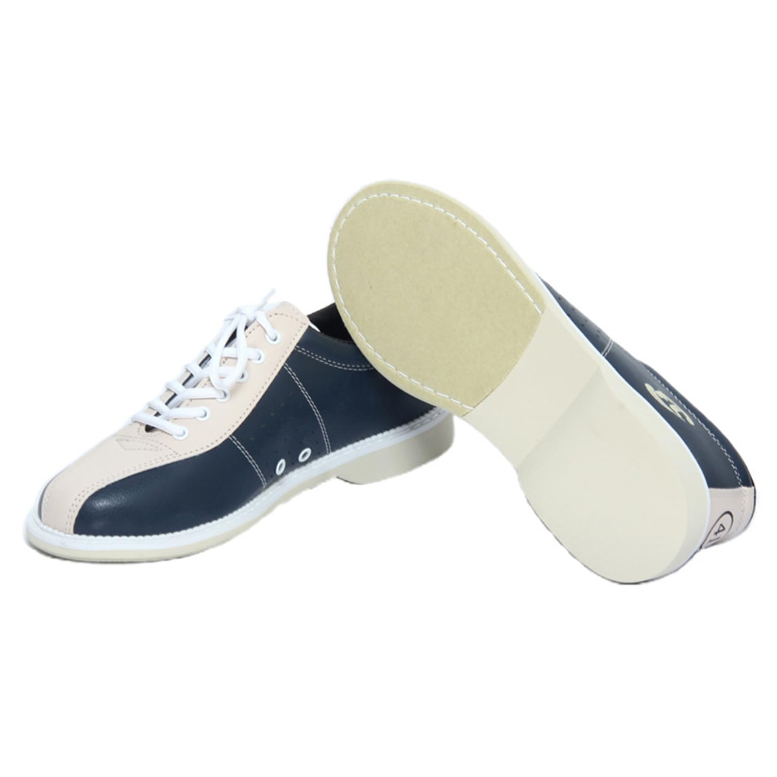 JiuQing Chaussures De Bowling pour Hommes Chaussures D'entraînement en Salle pour Débutants Semelles Coulissantes Basses Confortables