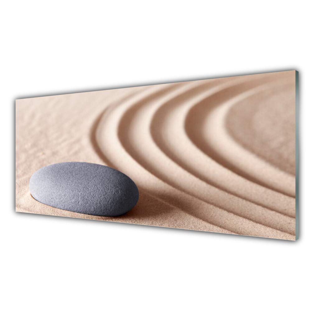 Tableau mural moderne Tulup en verre trempé 125x50cm anti-poussière