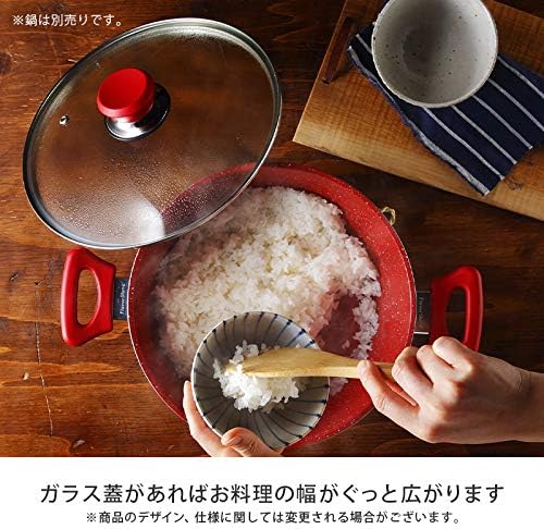 Miniatura 9 de Sartén con tapa de piedra de sabor (11.0 in), color rojo