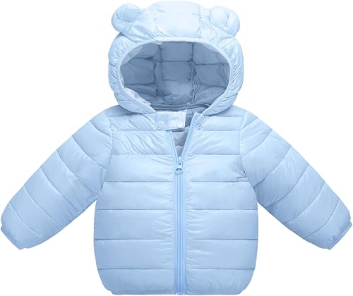 Srkrando Baby Girls Boys Puffer Winter Jacket Toddler Girl Winter Coat Infant Outerwear