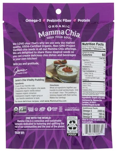 Mamma Chia Organic Black Seeds, 6 Ounce