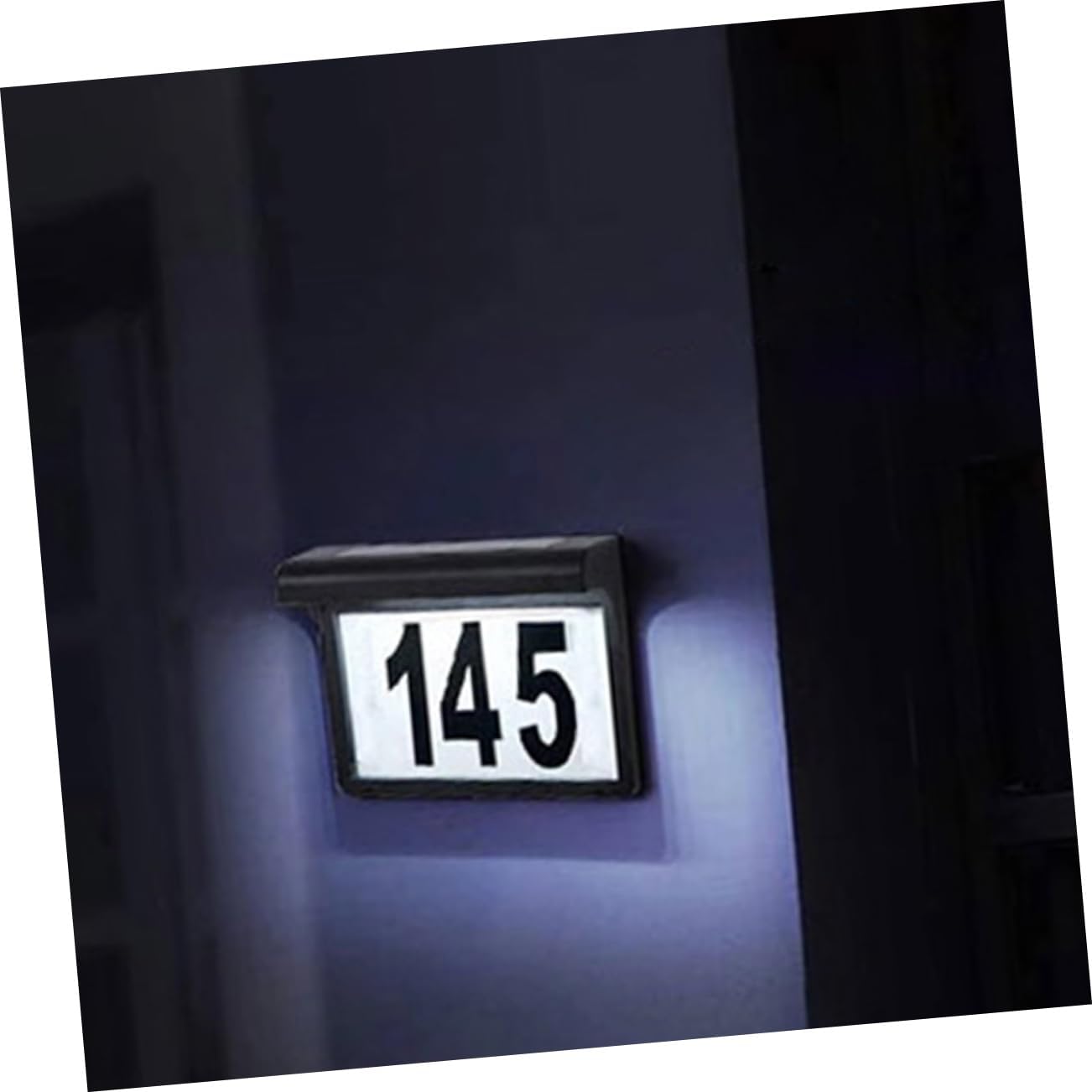 Solar Doorplate Light Numbers Lamp Outdoor Led Lights Night Visibility Material
