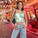 Vintage Birds Flower Butterfly Summer Sexy Tube Top Sexy Bandeau Bra Padded Strapless Bra Tube for Teen Girls Nursing