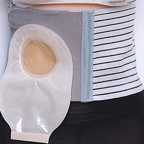Cinturón De Hernia De Ostomía Unisex, Cinturón Elástico De Hernia De Ostomía Para Bolsa De Colostomía, Carpeta Abdominal, Soporte De Estoma, Cinturón Abdominal Con Orificio En Forma De U Ajustable Cover