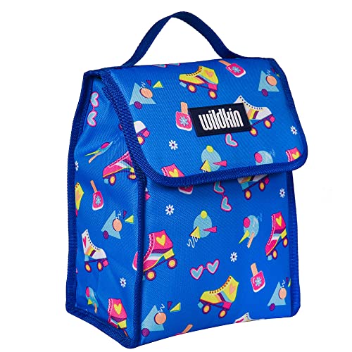 Wildkin Kids Insulated Lunch Bag – Reusable, Ideal for Hot/Cold Snacks, School & Travel - Rad Roller Skates