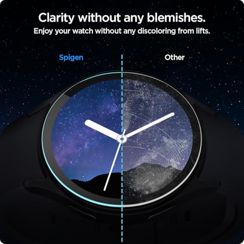 Image of Spigen Glas.tR EZ Fit Tempered Glass Screen Protector Guard for Galaxy Watch 7 (44mm) [2 Pack]