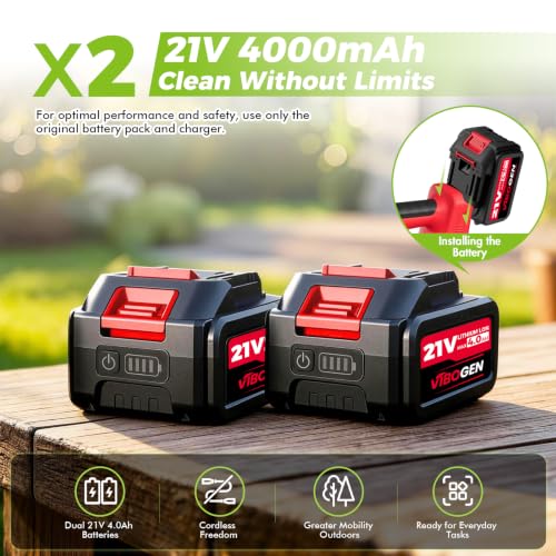 VIBOGEN Cordless Leaf Blower