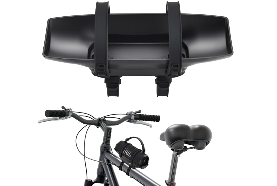 Hzycwgone Portable Bike Handlebar Mount for JBL Charge 6/5/5 Wifi/4/Essential 2 Bluetooth Speaker,Bicycle/Motor/Scooter/ATV/Golf Cart/Boat Rail Bracket Holder Adapter for JBL Charge Series Speaker