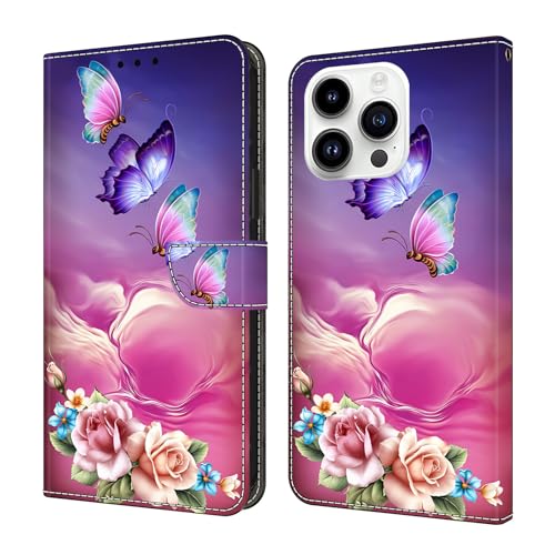 Étui portefeuille iPhone 17 Pro Max à rabat magnétique sécurisé