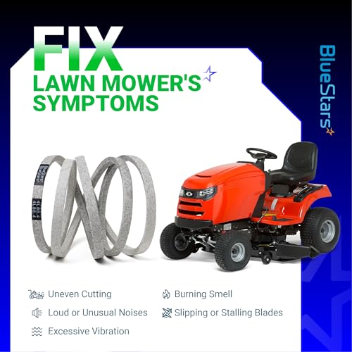 Image of BlueStars 144200 Mower Deck Belt | Aramid Cord | 1 /2 inch x 88 inch | Deck Belt - Fits AYP Craftsman 24104 Husqvarna 532144200 LTH130 YTH150 LTH120 YTH180 131290 532131290 419271 532419271