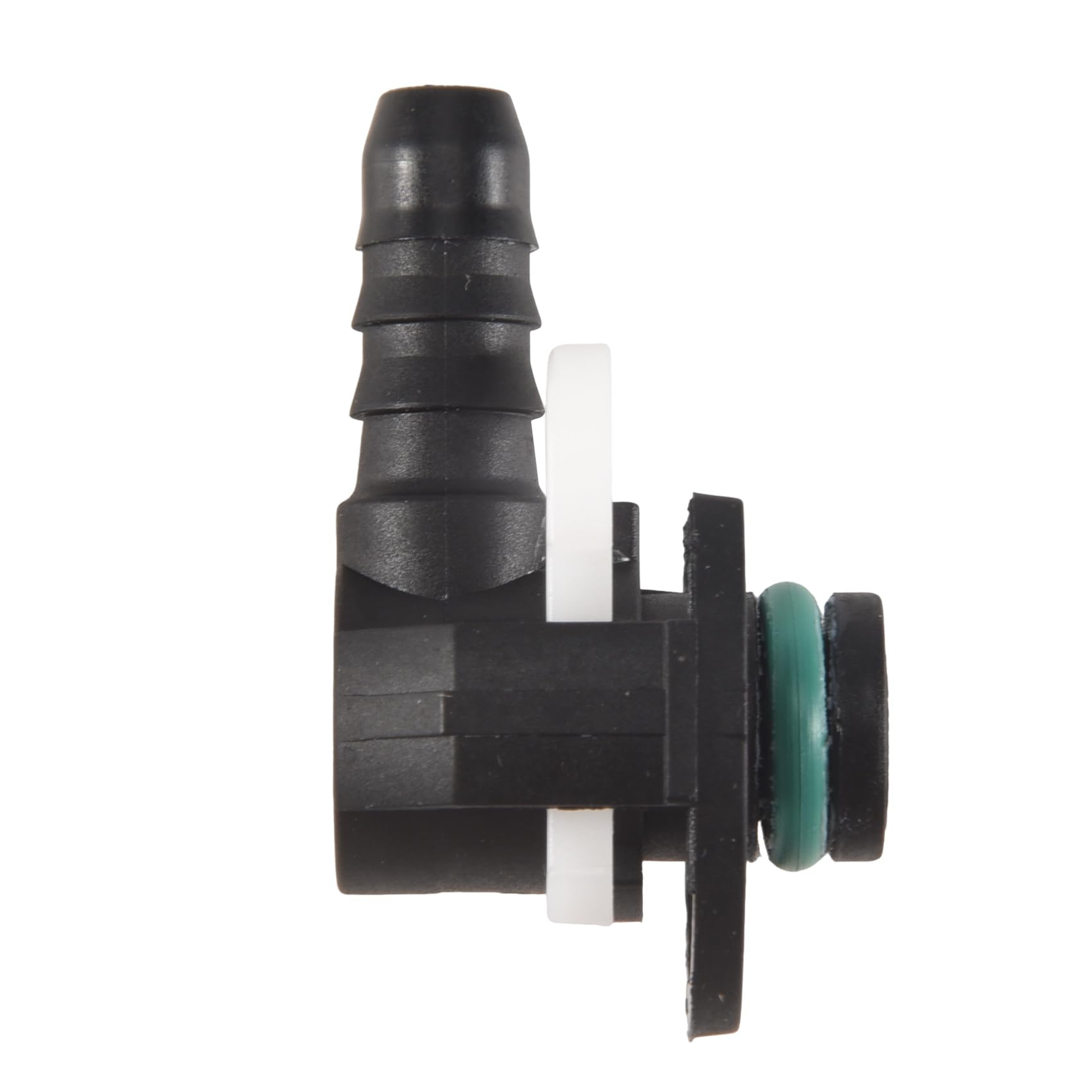 Conectores De Tubo De Combustible En L 90° - Pack De 10 Piezas, Para Mangueras ID12-ID6, Plástico Negro
