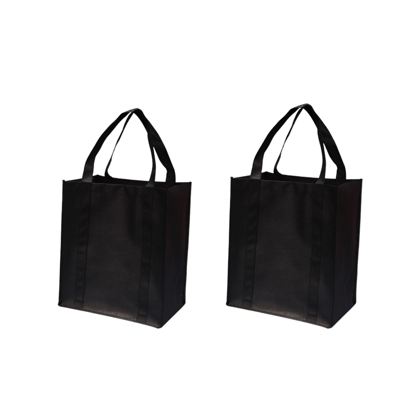 HZZXCH 2pcs Wine Carrier Bottle Carrier Bottle Bag Wine Backpack with Tap Reusable Black Wine Bottle Bag for Fishing,Camping,Travel,Shopping,Storage（32 * 38 * 22cm）.