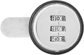 Mechanical Password Cam Lock, Zinc Alloy 3 Digit Combination Camlock for Thickness 0.5~12Mm Steel and Wooden Cabinets, Mail Box, School Lockers