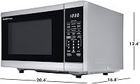 Vista 9 de SHARP Horno de microondas de encimera compatible con Alexa certificado por Orville Redenbacher's con plato giratorio Carousel extraíble de 12.4