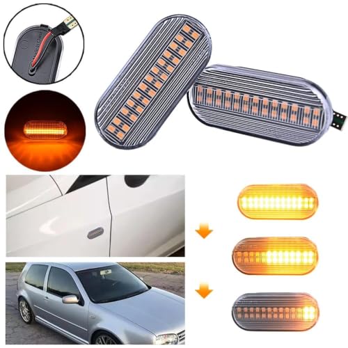Intermitentes laterales LED dinámicos para Golf 4 Sharan Vento y Passat 2