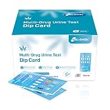 Multi-Drug Urine Test Screen Dip Card 5 Panel at Home Instant Drug Tests Kit-10 Pack