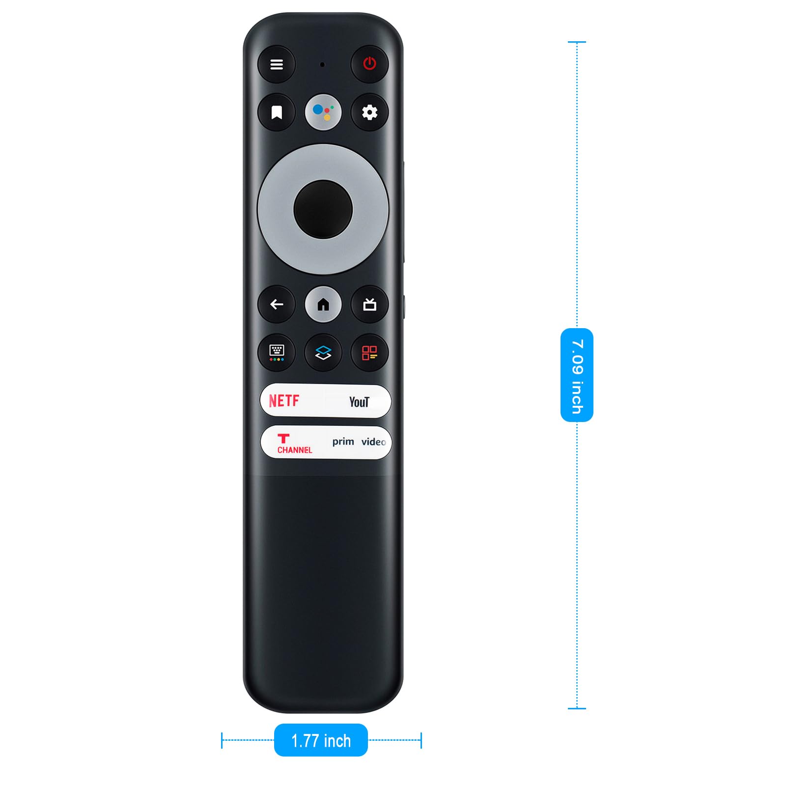 RC902N FMR1 Télécommande vocale de rechange pour S546 R646 Mini-LED QLED 4K UHD Smart TV 75R646 65R646 55R646 75S546 65S546 55S546 50S546 43S446 50S446 6 55S 446 65S446 75S446 85S446 98R754