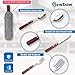 PREMIUM QUALITY Stainless Steel travel utensils Set with case, Healthy & Eco-Friendly 3pc Full Size Fork, Spoon, Portable, reusable utensils with case