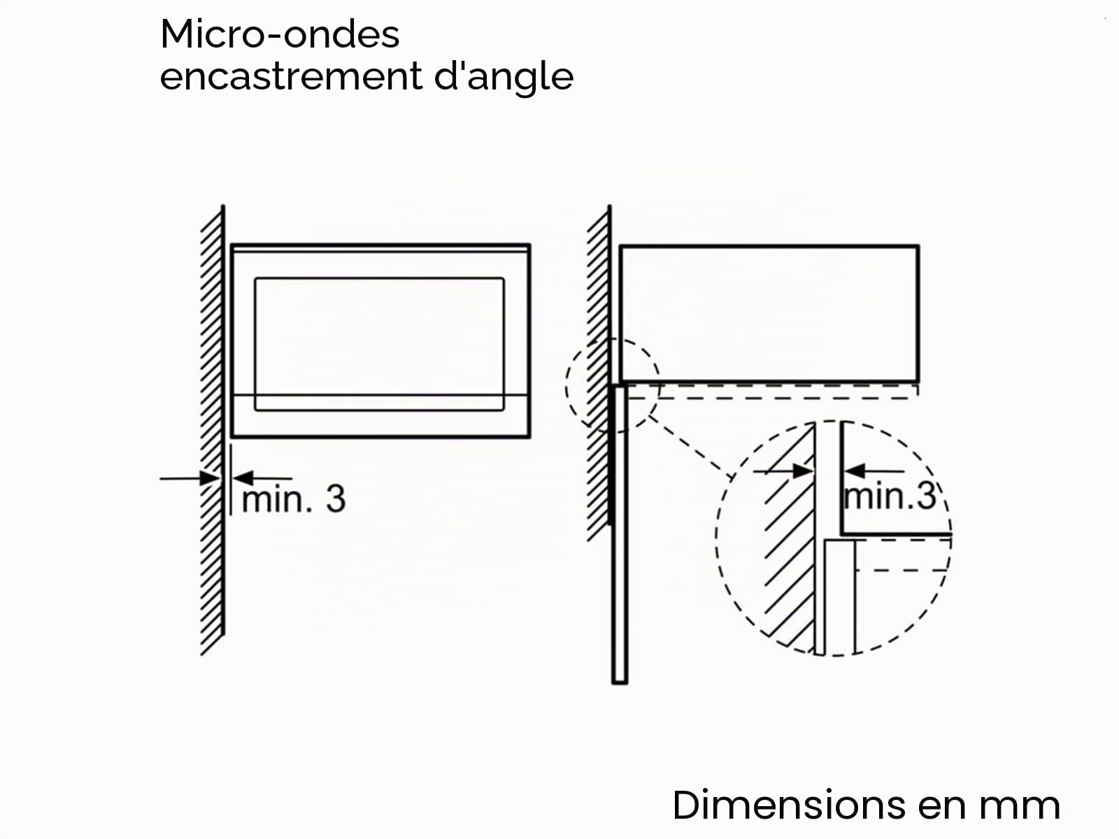 Micro-ondes grill encastrable - BOSCH - BEL554MS0 - Inox - 25 L - 900 W - Grill 1200 W