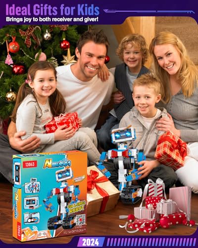 okk Robot Kit, STEM Toys for Kids 8-12, APP & Remote Control, DIY Engineering Educational Coding Robotics, Programmable Building Sets Gifts for Boys Girls - Image 7