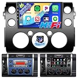 2+64G for 2007-2011 Toyota FJ Cruiser Android Car Stereo Wireless Apple CarPlay Android Auto,9 inch Touch Screen Radio HiFi WiFi Bluetooth GPS FM RDS+Free AHD Backup Cam